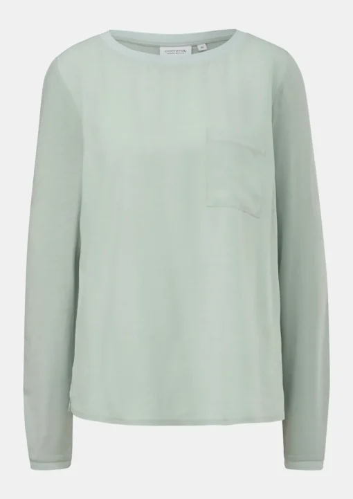 Longsleeve aus Viskose