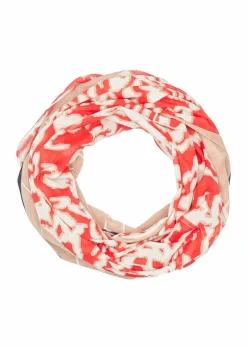 Loop-Schal aus Baumwolle mit All-over-Print