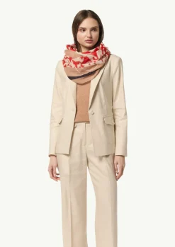 Loop-Schal aus Baumwolle mit All-over-Print