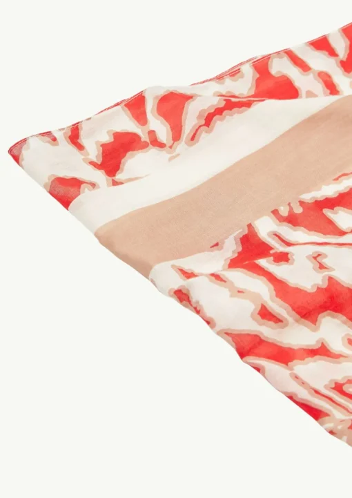 Loop-Schal aus Baumwolle mit All-over-Print