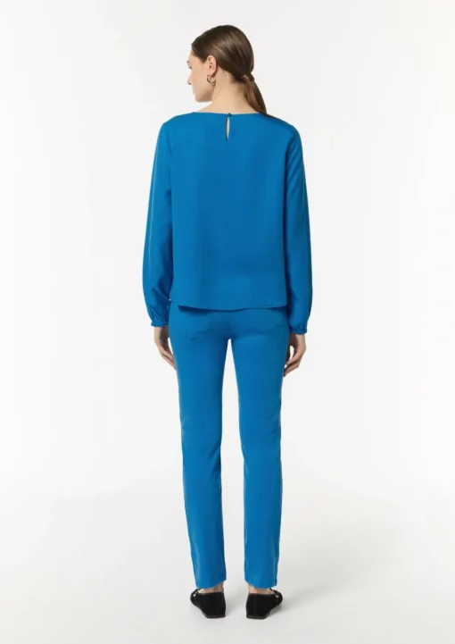 Lyocell-Bluse mit Cut-Out