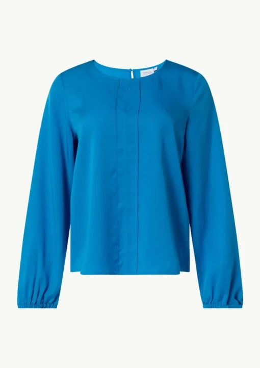 Lyocell-Bluse mit Cut-Out