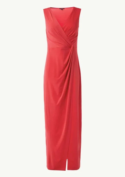 Maxi-Kleid mit Crêpestruktur