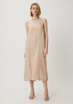 Midikleid aus Cupro-Mix