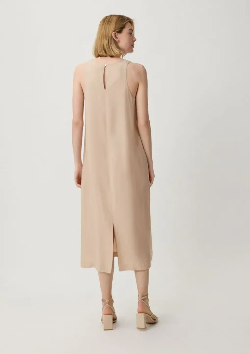 Midikleid aus Cupro-Mix
