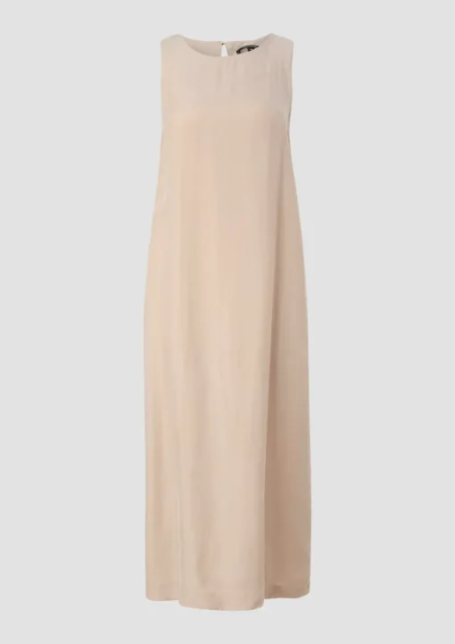 Midikleid aus Cupro-Mix
