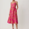 Midikleid aus Leinen