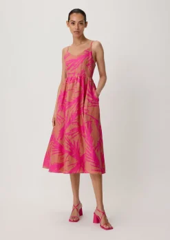 Midikleid aus Leinen