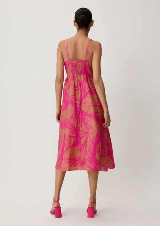 Midikleid aus Leinen