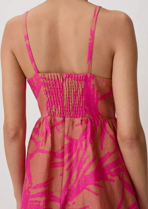 Midikleid aus Leinen