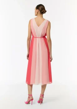 Midikleid aus Viskose