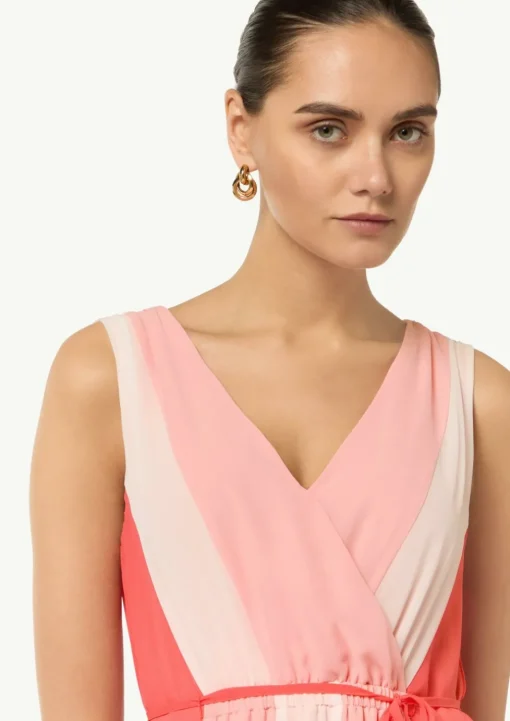 Midikleid aus Viskose