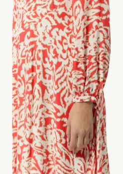 Midikleid mit Crêpestruktur
