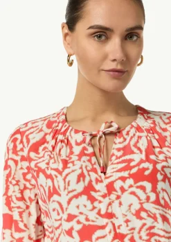 Midikleid mit Crêpestruktur