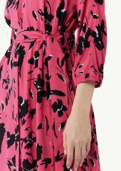 Midi-Kleid mit Hemdkragen