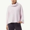 Poncho mit weitem Rollkragen