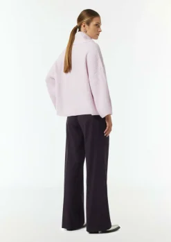 Poncho mit weitem Rollkragen