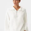 Poncho-Pullover mit Stehkragen