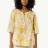 Print-Bluse im Loose Fit