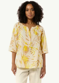 Print-Bluse im Loose Fit