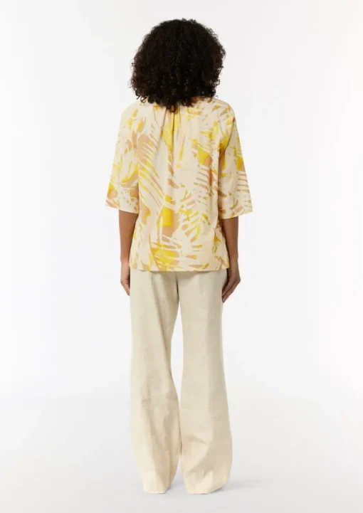 Print-Bluse im Loose Fit