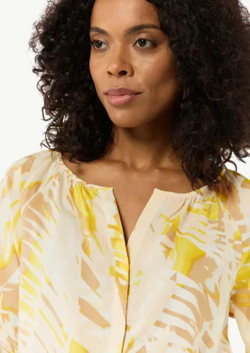 Print-Bluse im Loose Fit