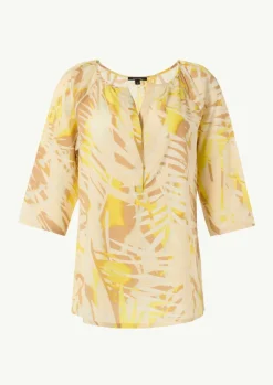 Print-Bluse im Loose Fit
