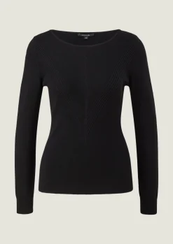 Pullover mit Strukturmuster