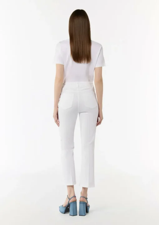 Regular Fit: Cropped Jeans mit Flared Leg