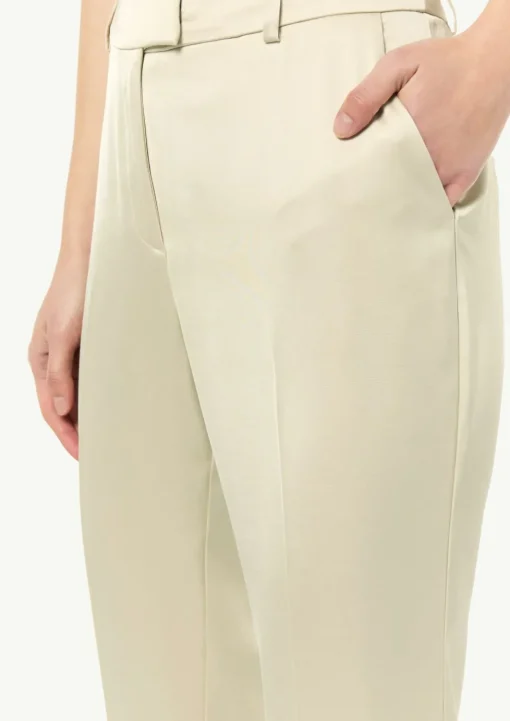Regular: Satinhose mit geradem Bein