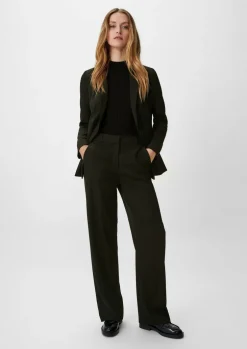 Regular: Stoffhose aus Twill
