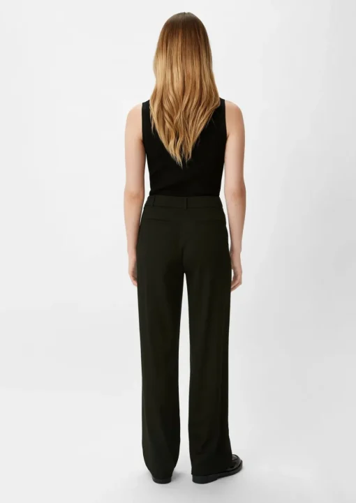 Regular: Stoffhose aus Twill
