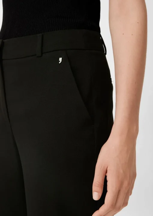 Regular: Stoffhose aus Twill