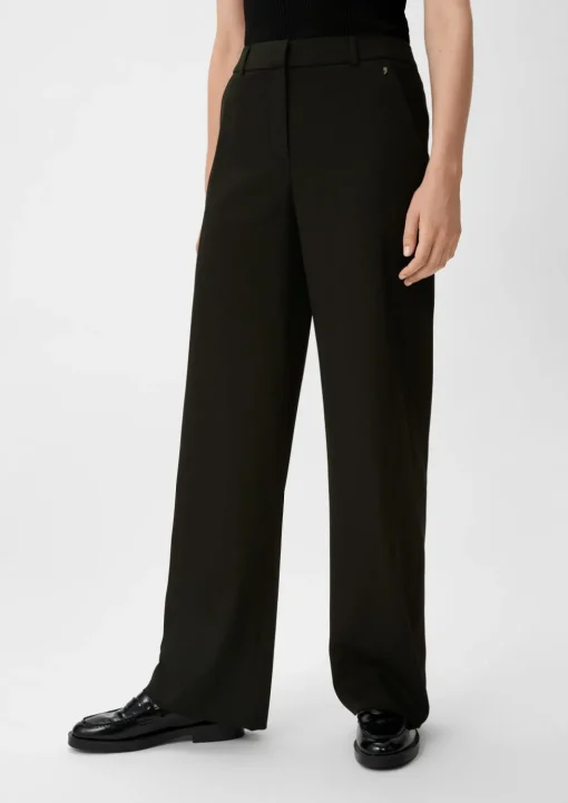 Regular: Stoffhose aus Twill