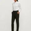Regular: Stoffhose mit Fischgrat-Muster