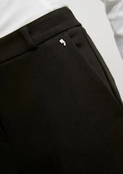 Regular: Stoffhose mit Fischgrat-Muster