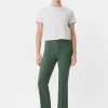Regular: Twill-Hose mit Flared leg