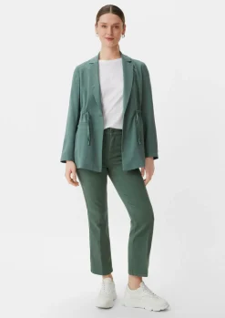 Regular: Twill-Hose mit Flared leg