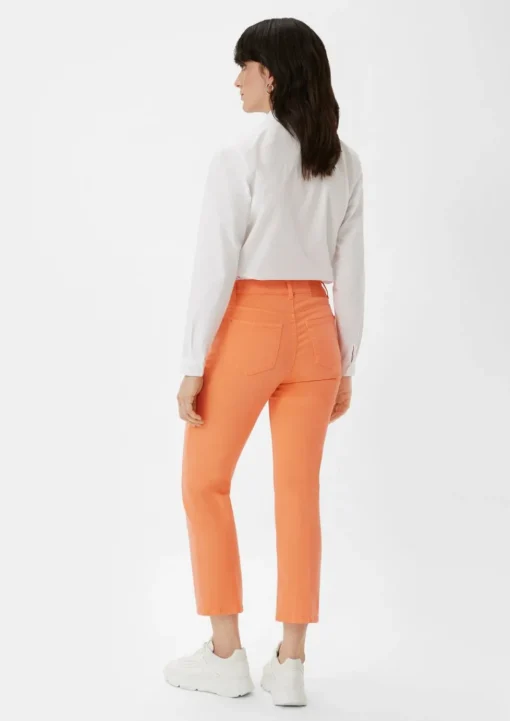 Regular: Twill-Hose mit Flared leg