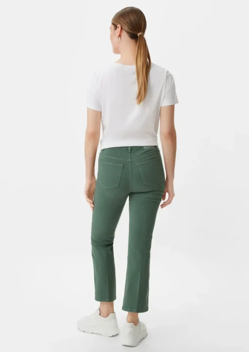 Regular: Twill-Hose mit Flared leg