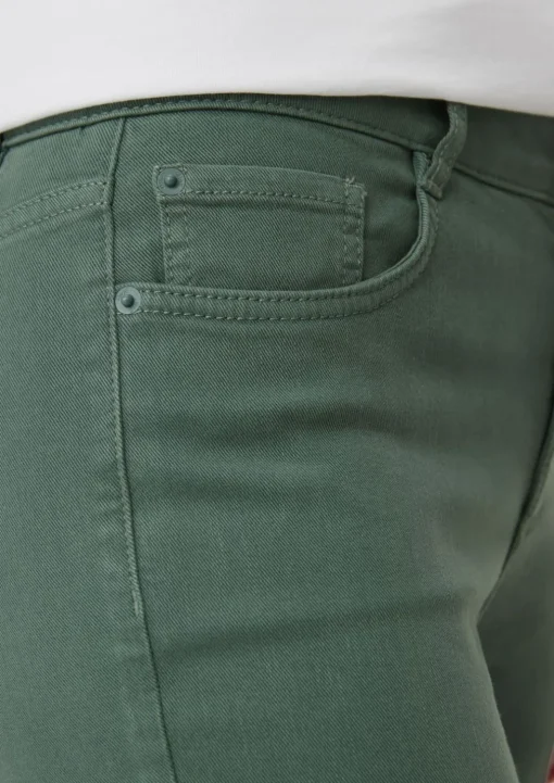 Regular: Twill-Hose mit Flared leg