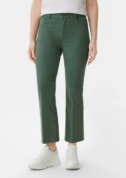 Regular: Twill-Hose mit Flared leg