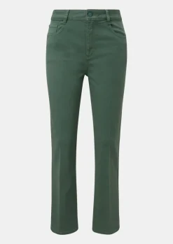 Regular: Twill-Hose mit Flared leg