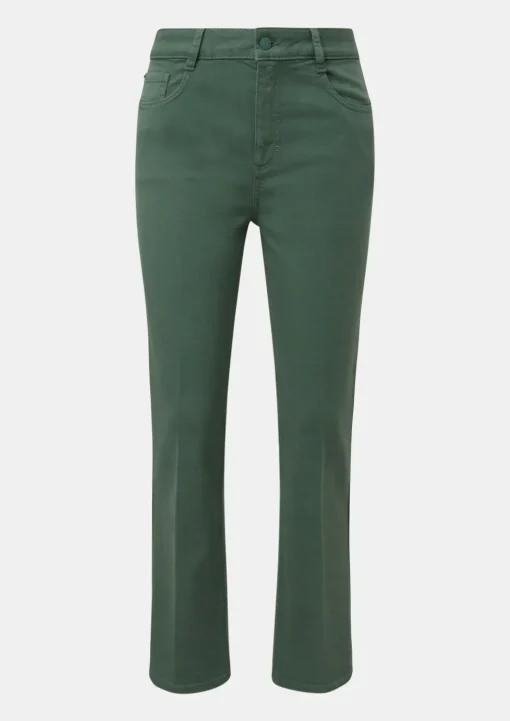 Regular: Twill-Hose mit Flared leg