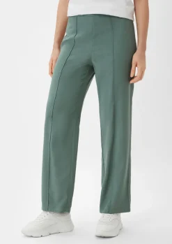 Regular: Twill-Hose mit Reißverschluss