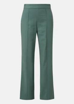 Regular: Twill-Hose mit Reißverschluss