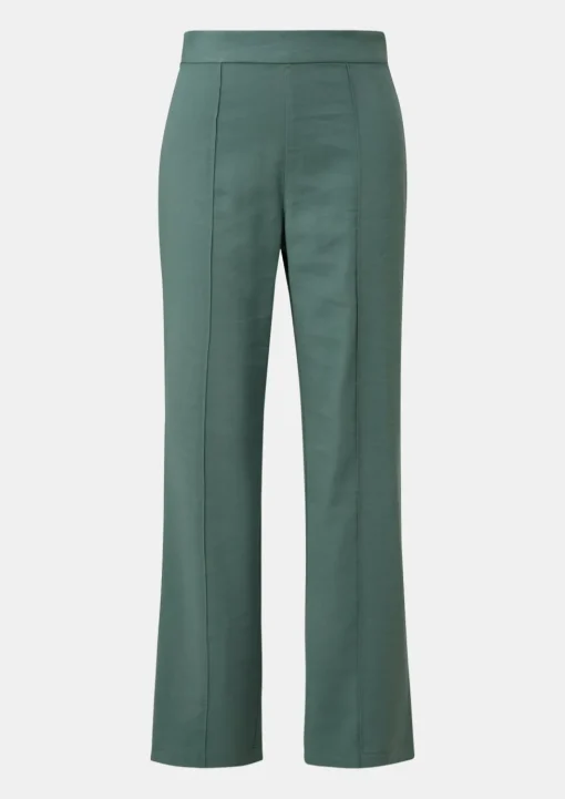 Regular: Twill-Hose mit Reißverschluss