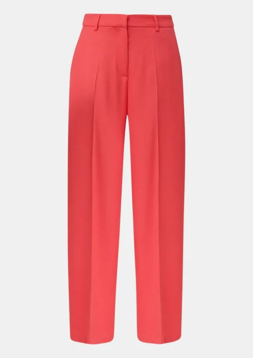 Regular: Twillhose mit Wide Leg