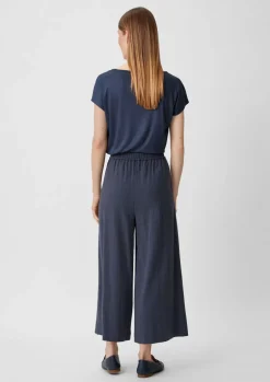 Relaxed: Culotte aus Leinenmix
