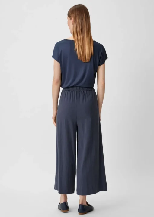 Relaxed: Culotte aus Leinenmix